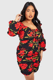 boohoo plus size dresses