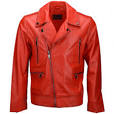 red leather jacket mens