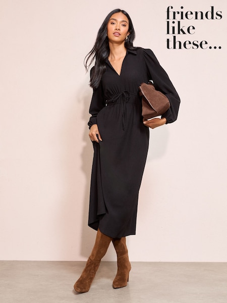 plus size black dress