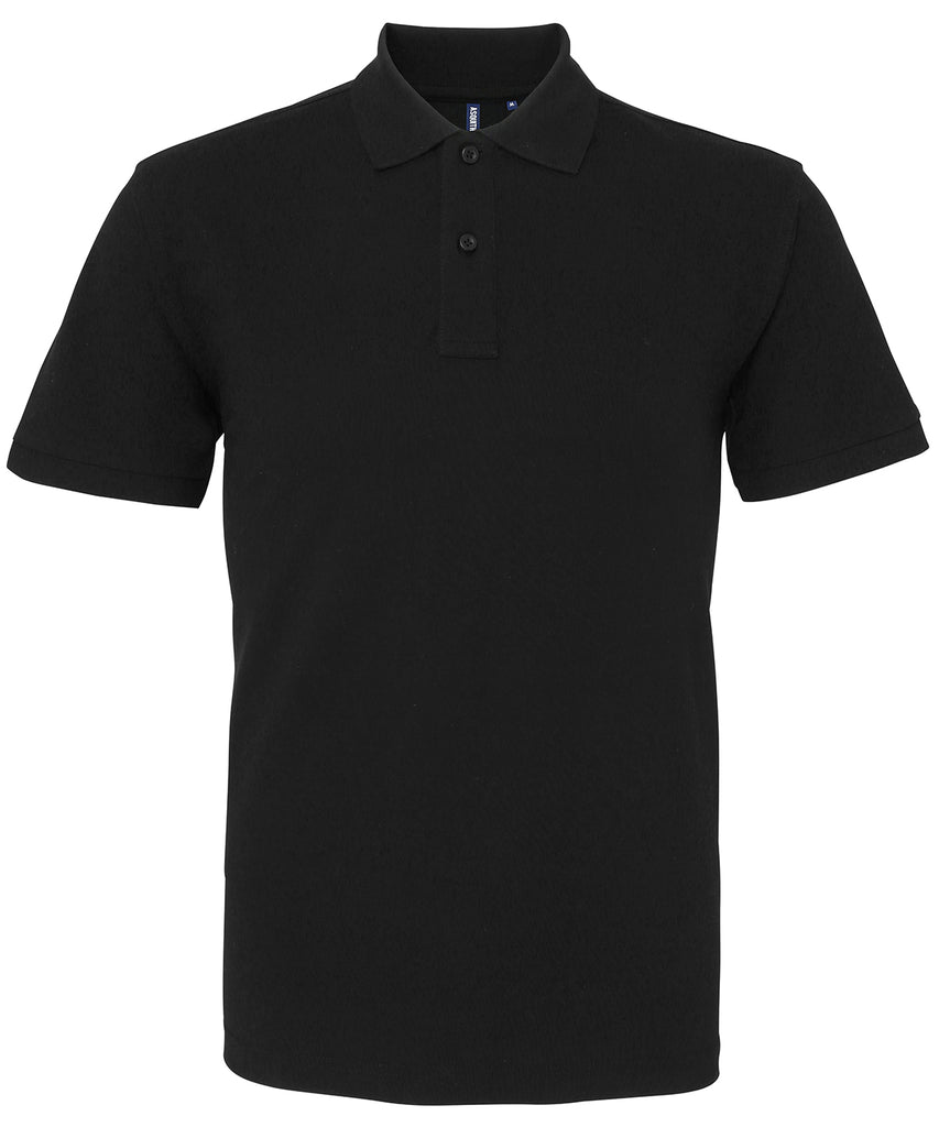 black polo shirt