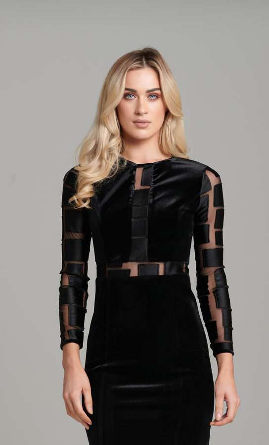 long sleeve bodycon dress