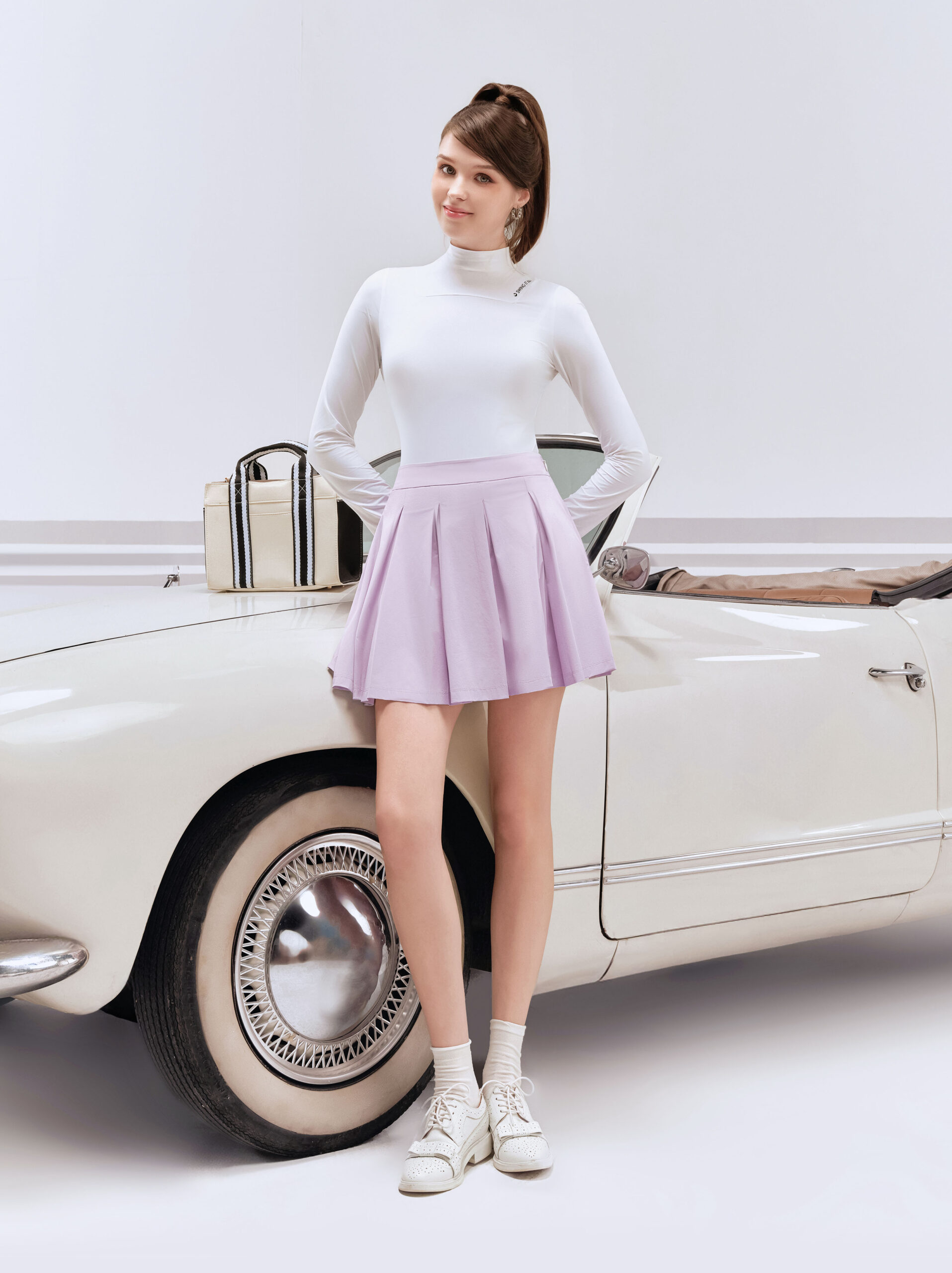collarless golf shirts