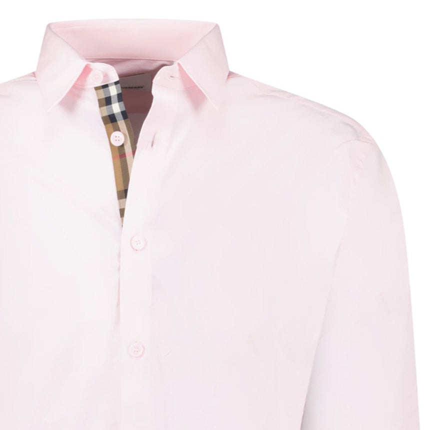 pink long sleeve shirt
