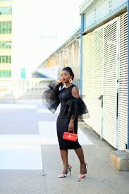 black dress outfit