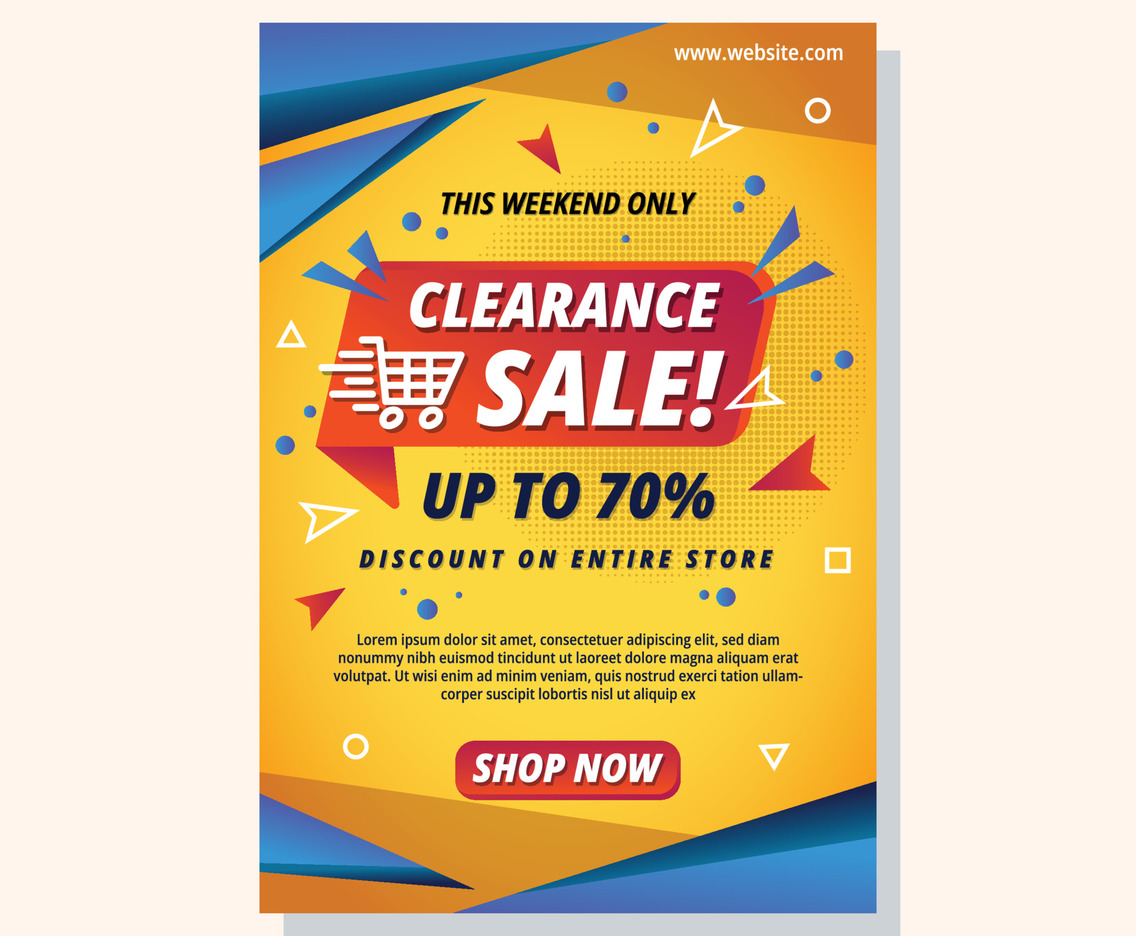 clearance sale